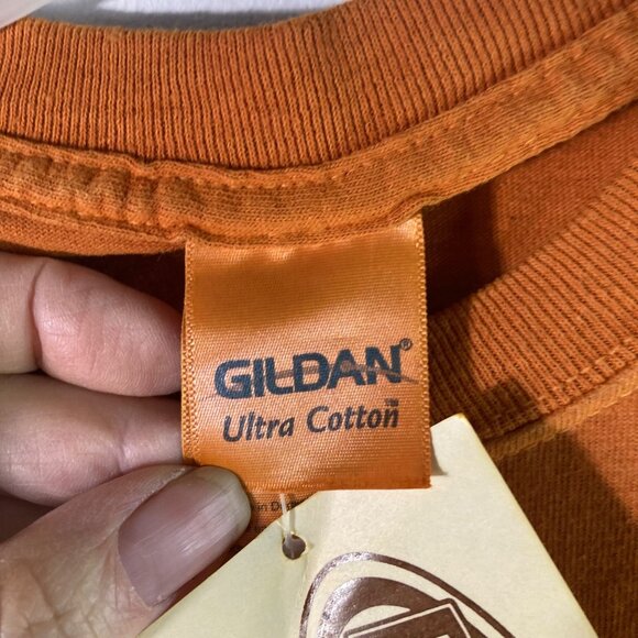 Womens Gildan Red Dirt Maui Tee Shirt Short Sleeve Orange S Cotton NWT - Picture 6 of 9